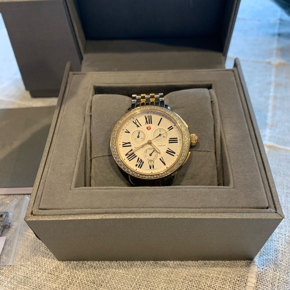 Michele Signature Serein Women’s Diamond Watch - Picture 2 of 8